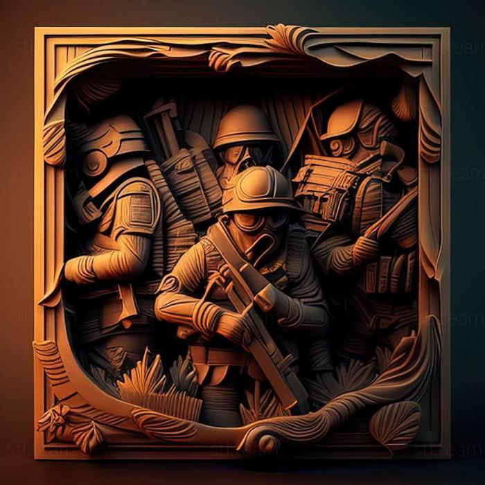 3D model Soldiers Incgame (STL)